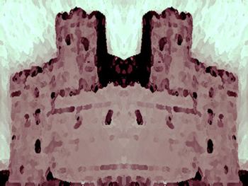 The castle now has two towers and two walls.